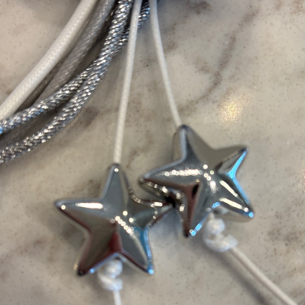 Gray and Silver Bag Charms Keychain Accessory - Picture 4 of 8